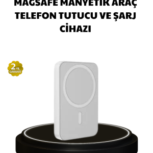 Manyetik Kablosuz Powerbank – iPhone 12/13/14/15 Uyumlu Hızlı Şarjlı Ultra Hafif