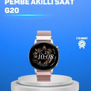 Kablosuz Şarjlı Tam Ekran Akıllı Saat – Türkçe Dil Desteği ve Uzun Pil Ömrü