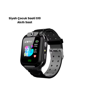 S10 Akıllı Çocuk Saati SİYAH