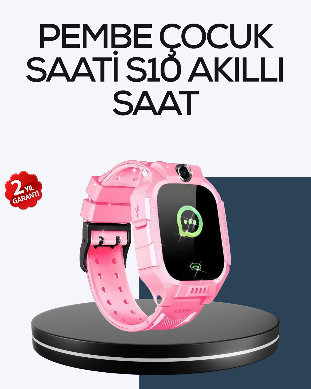 S10 Akıllı Çocuk Saati Çift Yönlü Konuşma ve SOS Fonksiyonu