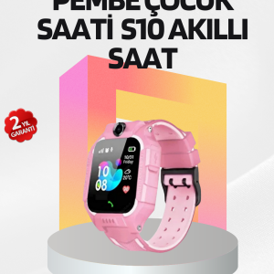 S10 Çocuk Akıllı Saati Konum Geçmişi ve Alarm Fonksiyonlu