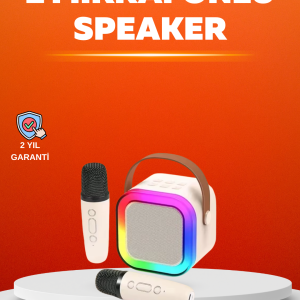 Ses Efektli Mikrofonlu Kablosuz Karaoke Sistemi