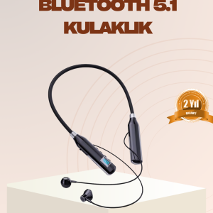 Bluetooth 5.1 Kablosuz Kulaklık – Net Ses ve Güçlü Bağlantı