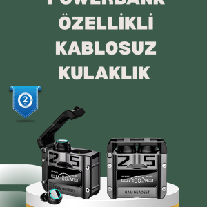 Yüksek Ses Kaliteli Kablosuz Bluetooth Kulaklık Suya Dayanıklı