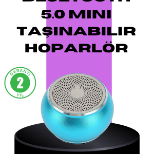 Taşınabilir Mini Bluetooth Hoparlör 9m Menzil Dahili Mikrofon