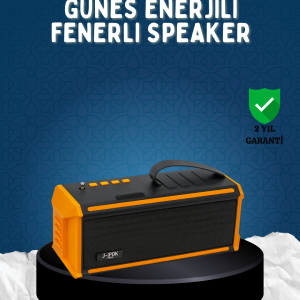 J-IPOX P520 Bluetooth Hoparlör 8W Güçlü Ses Solar Şarj FM Radyo