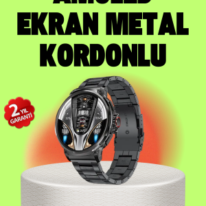 SW80 Akıllı Saat 1.93″ Ultra HD Ekran 700 mAh Batarya 3 Kordon