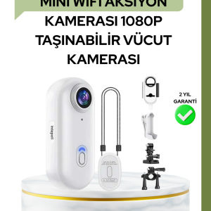 1080P WiFi Spor Kamerası Su Geçirmez Mini Aksiyon Kamera
