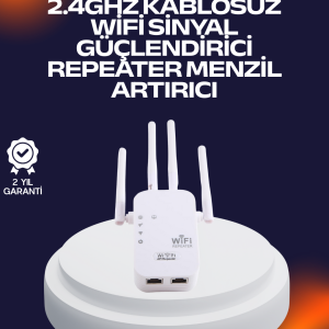 Yüksek Hızlı Parazit Önleyici WiFi Repeater Router