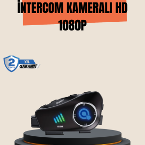 Q28 Motosiklet Kask Bluetooth Kulaklık Full HD 1080P Kamera