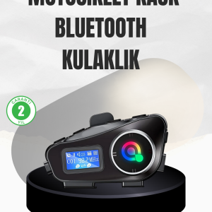 Su Geçirmez Bluetooth 5.3 Kask Kulaklığı 1000mAh Bataryalı
