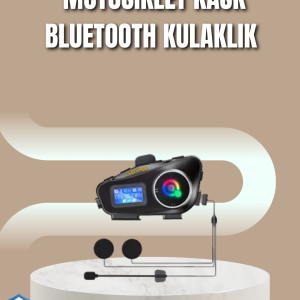 500 Metre İnterkom Mesafeli Kask Kulaklığı Gürültü Engelleyici