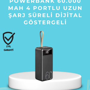 Seyahat ve Kamp İçin Portatif Güç Kaynağı Powerbank