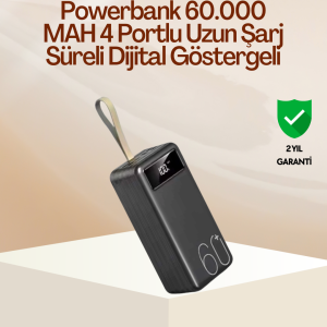 Tüm Cihazlara Uyumlu Çoklu Çıkışlı Powerbank