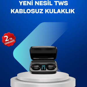 A10s TWS Bluetooth 5.0 Kablosuz Kulaklık 1800 mAh Şarj Kutulu