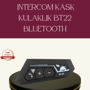 Motosiklet Sürüşleri İçin BT22 Kask Bluetooth Kulaklık Mikrofonlu