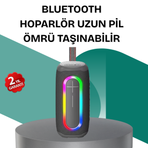 Renkli LED Işıklı Kablosuz Hoparlör IP67 Sertifikalı