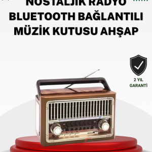 Ahşap Görünümlü Masaüstü Bluetooth Cihaz