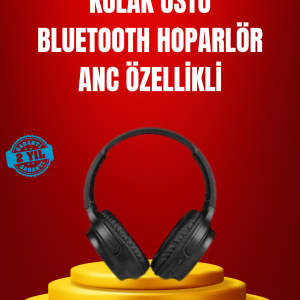 Geniş Frekans Aralıklı Bluetooth Kulak Üstü Kulaklık