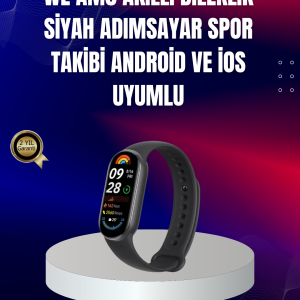 TPU ve Silikon Kordonlu Akıllı Bileklik – 20 Gün Bekleme Süresi