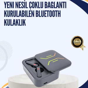 Bluetooth V5.0 TWS Kulaklık – 3 Saat Kesintisiz Kullanım