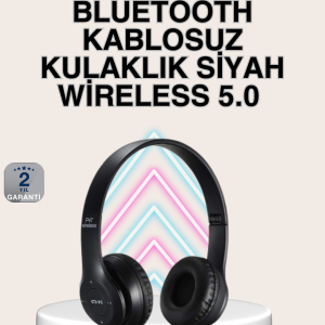 Katlanabilir Tasarımlı Bluetooth 5.0 Kulaklık | Eller Serbest Arama ve Çift Cihaz Desteği