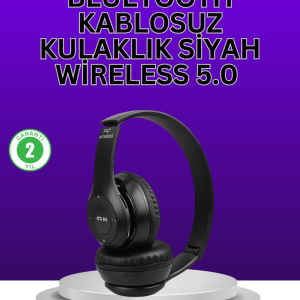 Kablolu & Kablosuz Kullanım Seçeneği Sunan Stereo Bluetooth Kulaklık