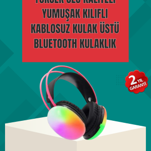 Type-C Şarjlı RGB Işıklı Bluetooth Oyuncu Kulaklığı