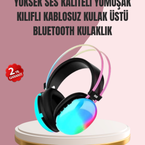 Düşük Gecikmeli Bluetooth 5.3 Gaming Kulaklık – RGB Işıklı