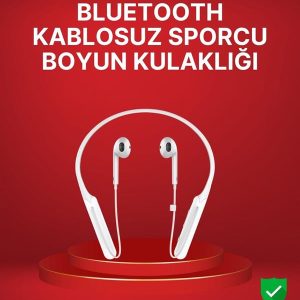 Boyun Askılı Kablosuz Kulaklık – Uzun Süreli Batarya Performansı