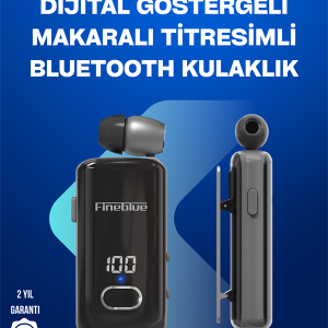 Fineblue F580 – Klipsli Bluetooth Kulaklık Gürültü Engelleyici Uzun Pil Ömürlü