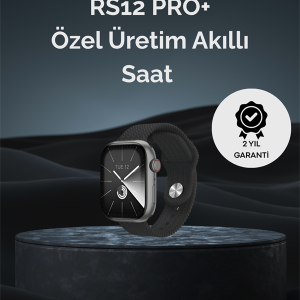 RS12 PRO+ 2025 Serisi Uzun Şarj Süreli Garantili Full Ekranlı Özel Üretim Akıllı Saat – 2GB Hafıza AMOLED GPS Sesli Arama