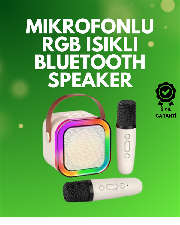 Taşınabilir Bluetooth Karaoke Sistemi – Geniş Pil Kapasitesi
