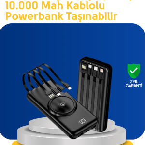 Akıllı Koruma Sistemli Powerbank – Hızlı Güvenli ve Modern