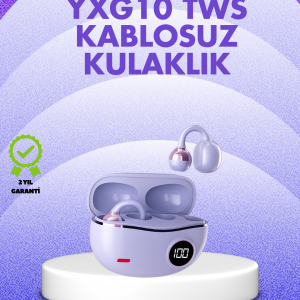 YXG10 Kablosuz Kulaklık – Bluetooth 5.4 Dokunmatik LED Ekranlı Şarj Kutusu