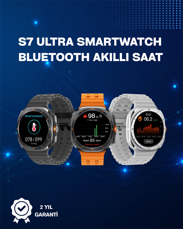 Akıllı Saat | Kalp Ritmi Nabız ve Uyku Takibi | iOS Uyumlu