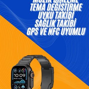 Akıllı Saat 3 Kordonlu Waterproof Adımsayar Titreşim ve GPS Özelliği