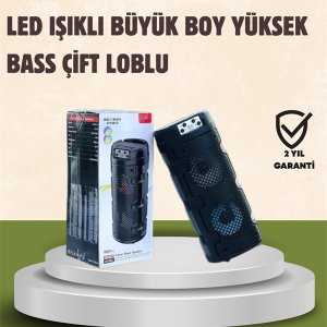 Kompakt Tasarım Yüksek Ses Performansı – Çoklu Giriş Seçenekli Kablosuz Hoparlör (Bluetooth USB SD Kart AUX)