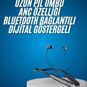 Bluetooth Kulaklık Şarj Göstergeli 100 Saat Şarj Kapasiteli Sporcu Kulaklık