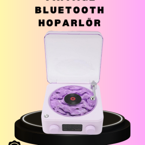 Bluetooth Retro Pikap Hoparlör – Projektörlü Gece Lambası
