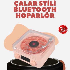 Retro Kristal Netliğinde Ses – Gece Işıklı Retro Bluetooth Hoparlör