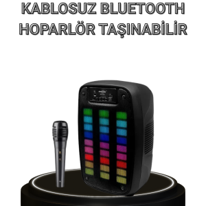 Bluetooth Hoparlör – Kablosuz Bağlantı 2 Saat Müzik Süresi