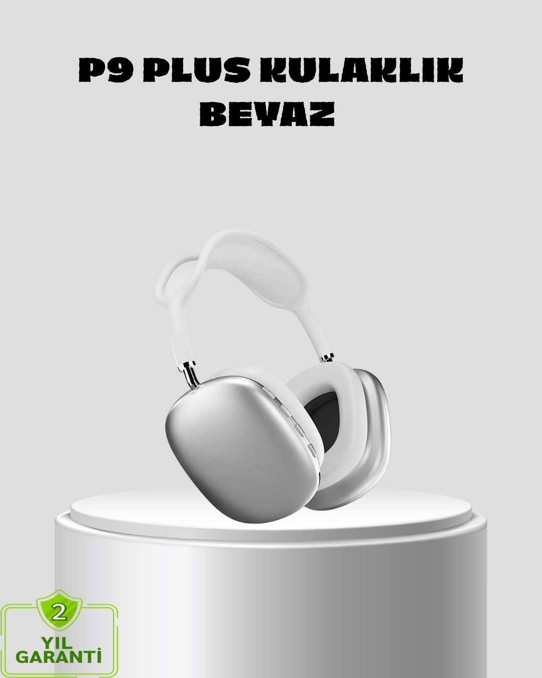 P9 Pro Plus Kablosuz Kulaklık – Üç Mikrofonlu Uzamsal Ses ve Hızlı Şarj Özellikli