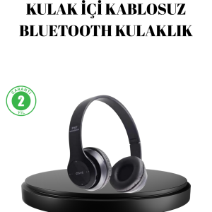 Bluetooth 5.0 Kablosuz Kulaklık – Extra Bass TF Kart Desteği 3.5mm AUX Girişli