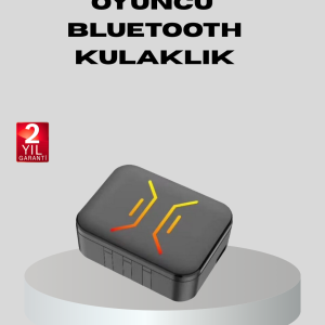 Powerbank’lı Bluetooth 5.3 Kulaklık – Kablolu/Kablosuz Kullanım Dokunmatik ve Uzun Pil Süresi