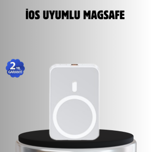 MagSafe Battery Pack – Kablosuz Hızlı Şarj Kompakt ve Taşınabilir Güç Bankası