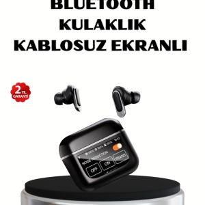 ANC Teknolojili Kablosuz Bluetooth Kulaklık – Dokunmatik Dijital Göstergeli Yüksek Ses Kalitesi