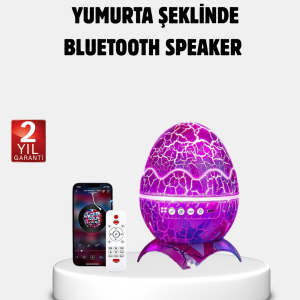 Yıldızlı Gökyüzü Dinozor Yumurta Projektör – Ayarlanabilir Parlaklık ve Hız