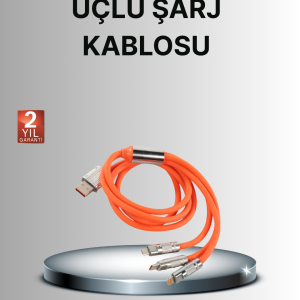 Dayanıklı Hızlı Şarj Kablosu – Esnek Kırılmaz ve Yüksek Hızlı Veri Aktarım Destekli