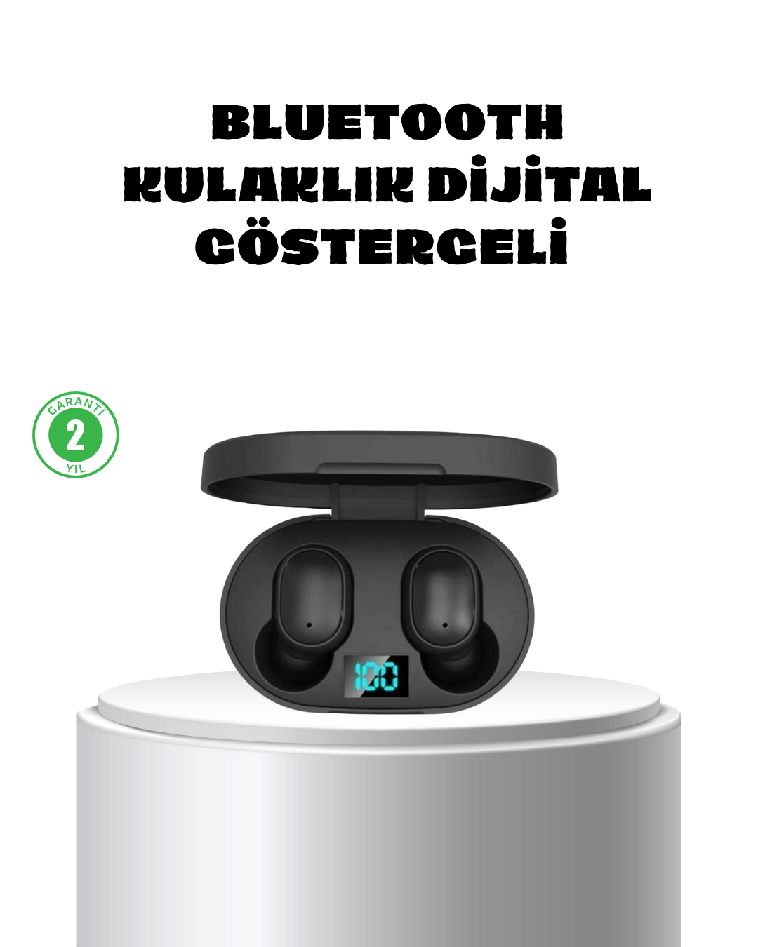 ANC Bluetooth Kulaklık – Suya ve Tere Dayanıklı Uzun Pil Ömürlü Mikrofonlu Kablosuz Kulaklık